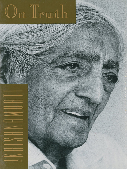 Title details for On Truth by Jiddu Krishnamurti - Wait list